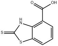 2-Mercaptobenzothiazole-4-carboxylic acid Struktur