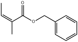 2-Butenoic acid, 2-Methyl-, phenylMethyl ester, (2Z)- Struktur