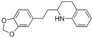 2-(2-Benzo[1,3]dioxol-5-yl-ethyl)-1,2,3,4-tetrahydro-quinoline Struktur