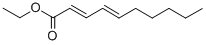 Ethyl-2,4-decadienoate Struktur