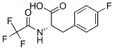 N-Trifluoroacetyl-4-fluorophenylalanine Struktur