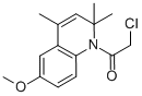 2-CHLORO-1-(6-METHOXY-2,2,4-TRIMETHYL-2H-QUINOLIN-1-YL)-ETHANONE Struktur