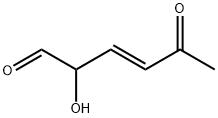 3-Hexenal, 2-hydroxy-5-oxo-, (3E)- (9CI) Struktur