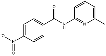 2-Picoline, 6-(p-nitrobenzamido)- Struktur