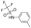 Methanesulfonamide,  1,1,1-trifluoro-N-(3-methylphenyl)- Struktur