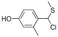 (4-Hydroxy-2-methylphenyl)dimethylsulphur chloride Struktur