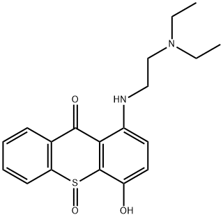 1-[[2-(Diethylamino)ethyl]amino]-4-hydroxy-9H-thioxanthen-9-one 10-oxide Struktur