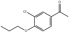 1-(3-CHLORO-4-PROPOXYPHENYL)-ETHANONE Struktur