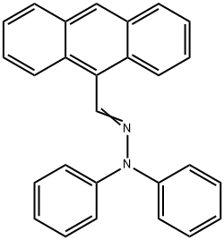 Anthracen-9-aldehyde-N,N-diphenyl-hydrazone Struktur