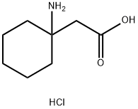 2-(1-AMINOCYCLOHEXYL)ACETIC ACID HYDROC& Struktur