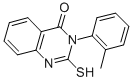 2-MERCAPTO-3-O-TOLYL-3H-QUINAZOLIN-4-ONE Struktur