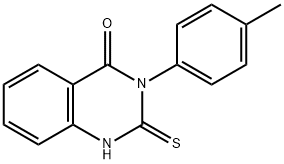 2-MERCAPTO-3-P-TOLYL-3H-QUINAZOLIN-4-ONE Struktur