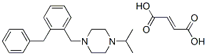 1-[(2-benzylphenyl)methyl]-4-propan-2-yl-piperazine, but-2-enedioic ac id Struktur