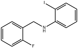 N-(2-Fluorobenzyl)-2-iodoaniline, 97% Struktur