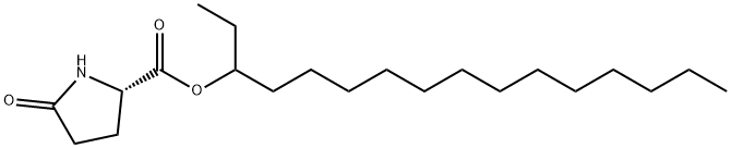 1-ethyltetradecyl 5-oxo-L-prolinate Struktur