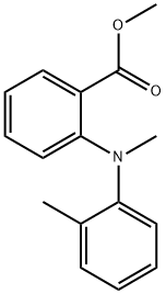 methyl 2-[methyl(2-methylphenyl)amino]benzoate  Struktur