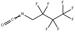 2,2,3,3,4,4,4-Heptafluorobutyl isocyanate Struktur