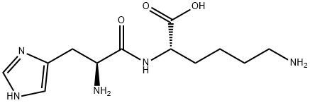 L-Lysine, N2-L-histidyl- Struktur