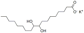 potassium 9,10-dihydroxystearate Struktur