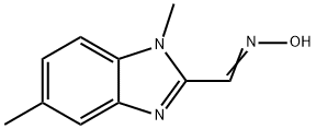 1H-Benzimidazole-2-carboxaldehyde,1,5-dimethyl-,oxime(9CI) Struktur