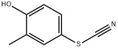 4-HYDROXY-3-METHYLPHENYL THIOCYANATE Struktur