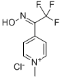 1-Methyl-4-(trifluoroacetyl)pyridinium chloride oxime Struktur