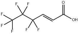 2H,3H-PERFLUOROHEX-2-ENOIC ACID Struktur