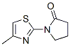 1-(4-methylthiazol-2-yl)pyrrolidin-2-one Struktur