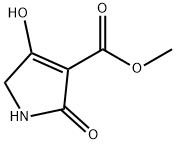 2,5-dihydro-4-hydroxy-2-oxo-1H-Pyrrole-3-carboxylic acid Methyl ester Struktur