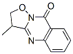 2,3-dihydro-3-methyl-9H-isoxazolo[3,2-b]quinazolin-9-one Struktur