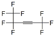 1,1,1,4,4,5,5,5-Octafluoropent-2-yne Struktur