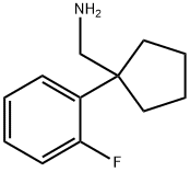 Cyclopentanemethanamine, 1-(2-fluorophenyl)- (9CI) Struktur