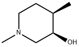 3-Piperidinol, 1,4-dimethyl-, cis- Struktur