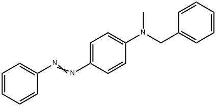 N-Methyl-N-benzylazobenzen-4-amine Struktur