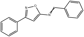 3-Phenyl-N-(phenylmethylene)-5-isoxazolamine Struktur