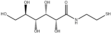 N-(2-mercaptoethyl)gluconamide Struktur