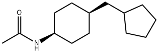 N-ACETYL-4-CYCLOPENTYLMETHYLCYCLOHEXYLAMINE Struktur