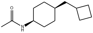 N-ACETYL-4-CYCLOBUTYL-METHYLCYCLOHEXYLAMINE Struktur