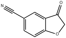 5-Benzofurancarbonitrile,  2,3-dihydro-3-oxo- Struktur