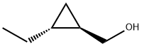 trans-2-ethylcyclopropanemethanol Struktur