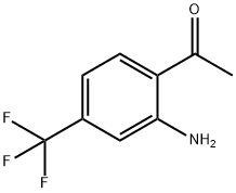 Ethanone,1-[2-amino-4-(trifluoromethyl)phenyl]- Struktur