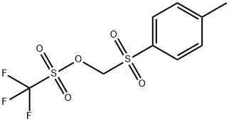 [(4-Methylphenyl)sulfonyl]methyltrifluoromethanesulfonate Struktur