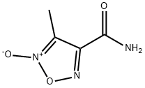 4-(Aminocarbonyl)-3-methyl-1,2,5-oxadiazole 2-oxide Struktur