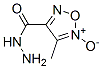 3-methylfuroxan-4-carboxylic acid hydrazide Struktur