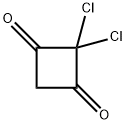 1,3-Cyclobutanedione,  2,2-dichloro- Struktur