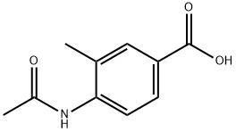 4-(acetylamino)-3-methylbenzoic acid Struktur