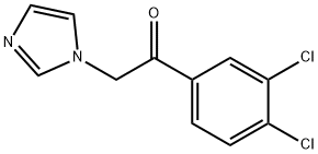 1-(3,4-DICHLOROPHENYL)-2-(1H-IMIDAZOL-1-YL)ETHANONE Struktur