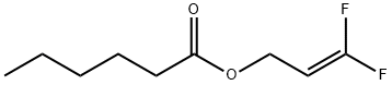 Hexanoic acid 3,3-difluoroallyl ester Struktur