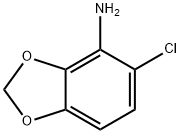 5-CHLORO-1,3-BENZODIOXOL-4-AMINE Struktur