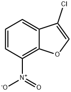 3-CHLORO-7-NITRO-1-BENZOFURAN Struktur